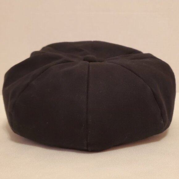 Men's M Harley Davidson Black Cotton/Faux Leather Bar & Shield Captain Hat - Picture 5 of 6